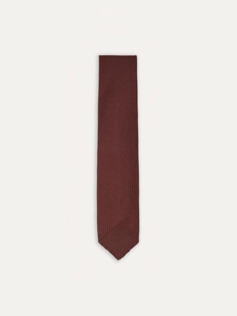 Drake's Wine Hand rolled Large Knot Grenadine Tie