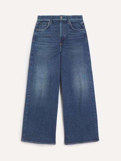 rag & bone Miramar Wide-Leg Trousers in Petra