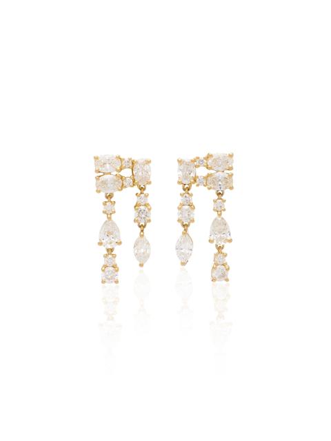ANITA KO Maya 18K Yellow Gold Diamond Earrings