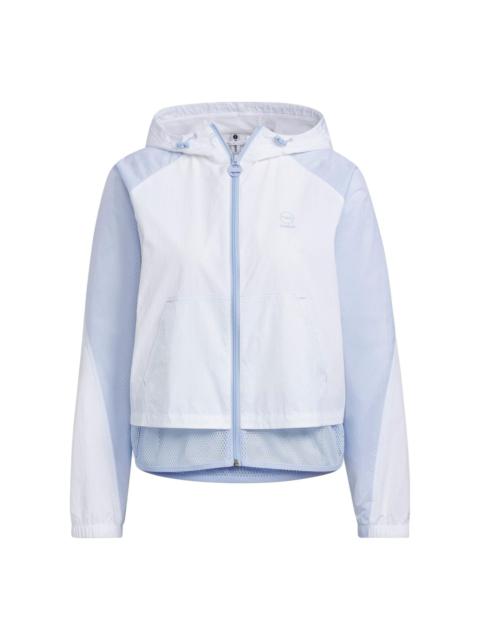 (WMNS) adidas Neo Vbe Windbreaker Jackets 'White Purple' IA6723