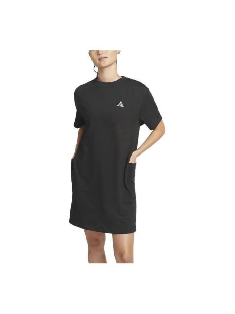 Nike (WMNS) Nike Dri-FIT ACG Logo T-Shirt 'Black' DB3603-045
