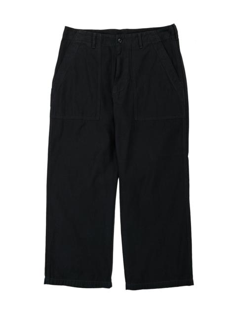 BEAMS PLUS MIL Utility Trousers Reversed Sateen Black