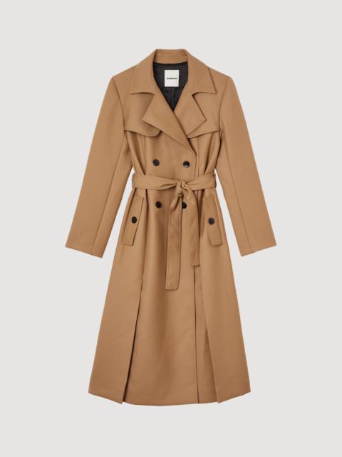 Sandro LONG TRENCH-STYLE COAT