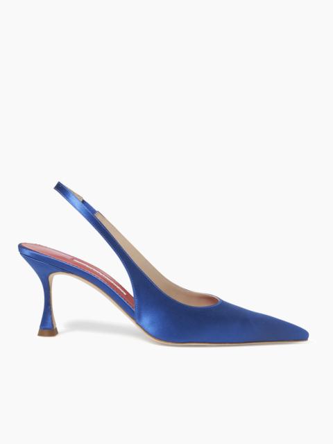 CAROLINA HERRERA Satin Slingback Heels