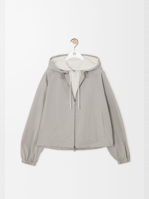 Loewe Parka in technical cotton shell