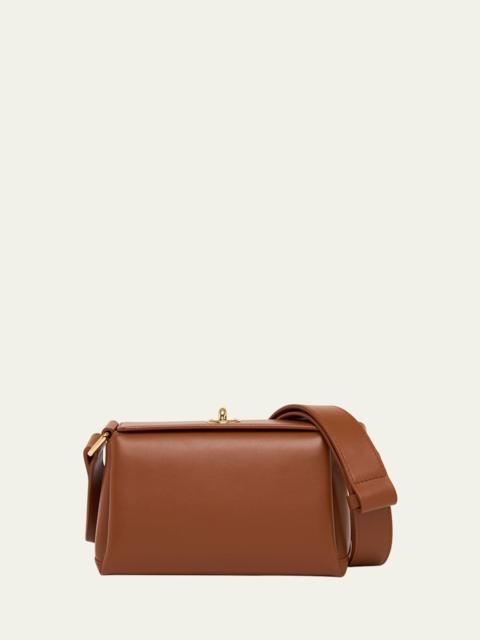 Plan C Mini Turn-Lock Leather Shoulder Bag