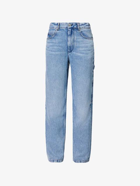 Isabel Marant Étoile Bymara straight-leg mid-rise jeans