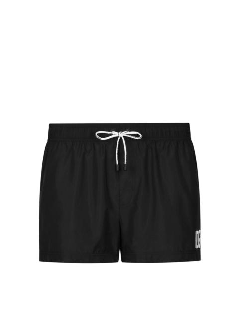 logo-print swim shorts