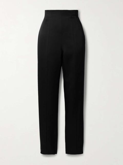 KHAITE Lenn high-rise crepe pants