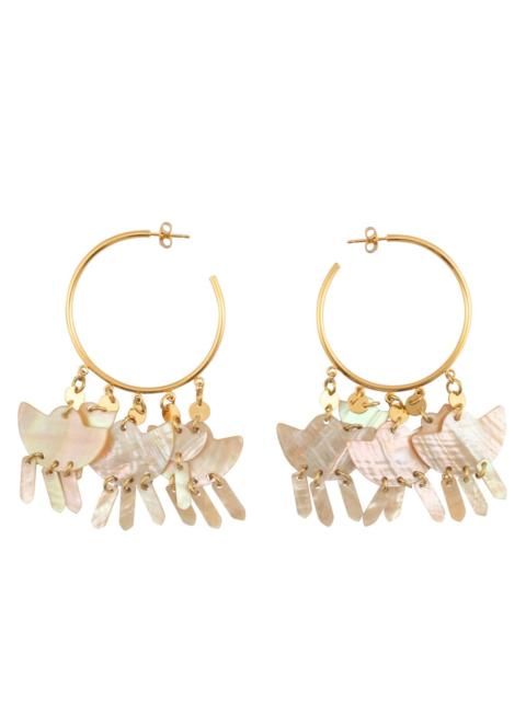 Isabel Marant LARGE HOOPS WITH SHELLS