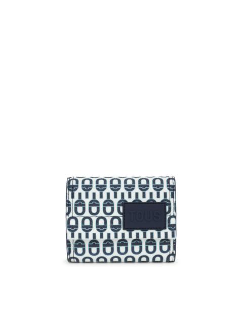 TOUS Navy blue Flap Card wallet TOUS MANIFESTO Essence