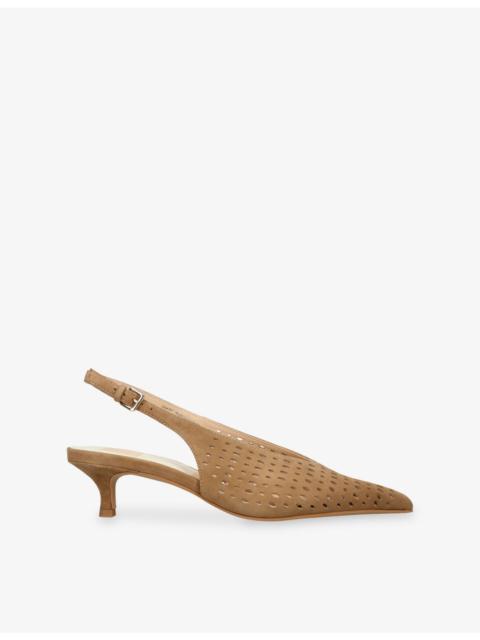 dolce vita Alenna Perf Suede Sling-Back Courts
