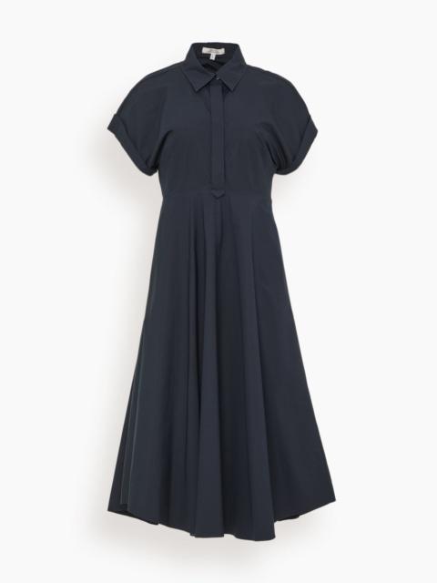 DOROTHEE SCHUMACHER Poplin Power Dress in Midnight
