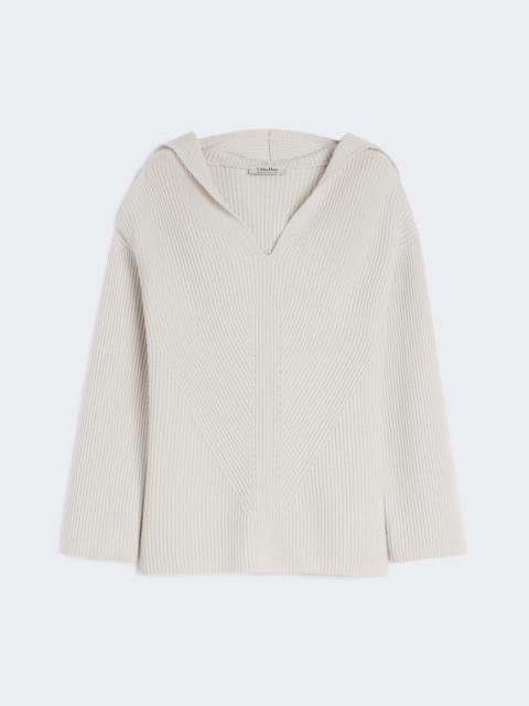 'S Max Mara FALCONE Rib-knit wool sweatshirt