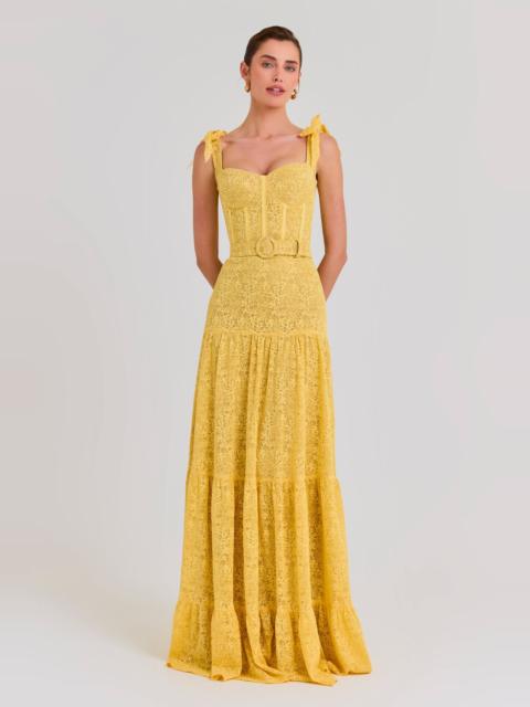 NADINE MERABI Miranda Yellow Dress