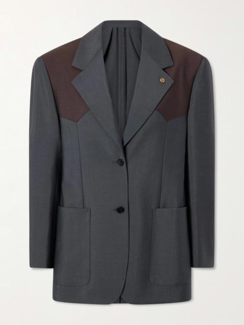 VERSACE Wool And Mohair-blend Blazer