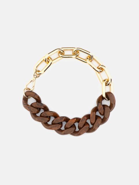Plan C Necklace Toasted Chunky Gold Marbled