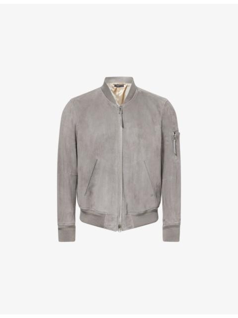 TOM FORD Classic Suede Bomber Jacket
