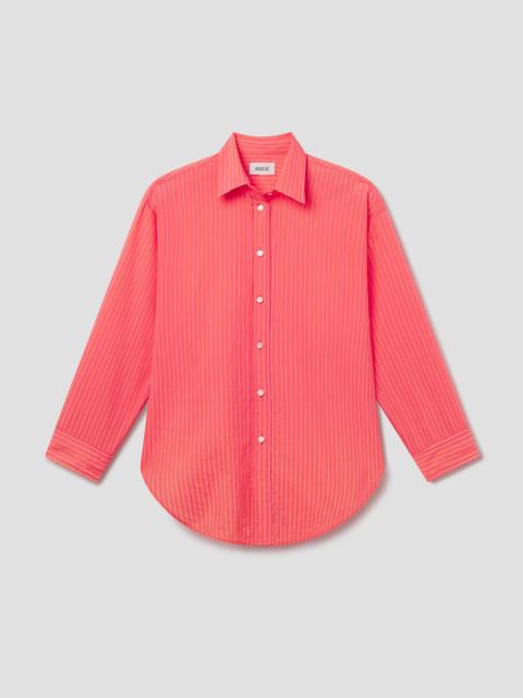 AGOLDE SONA SHIRT IN FONTANA STRIPE/CANDY
