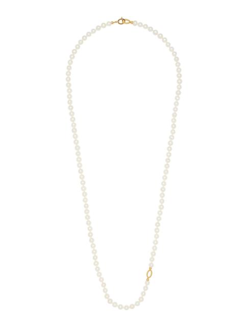 TOTEME Infinity Pearl Necklace white