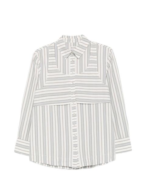 DAMSON MADDER. Valeria double-layer striped shirt