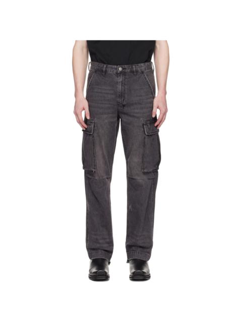 Ksubi Black Riot Cargo Jeans