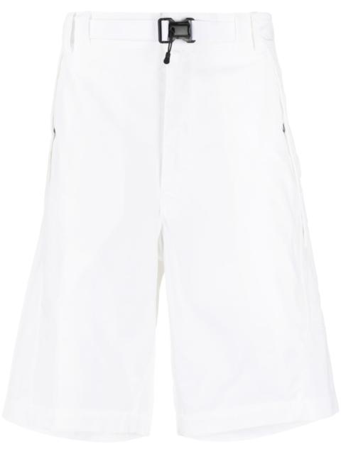 C.P. Company 로고 인쇄 belted 와이즈 반바지