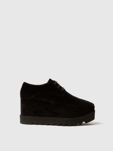 Stella McCartney Elyse Velvet Platform Shoes