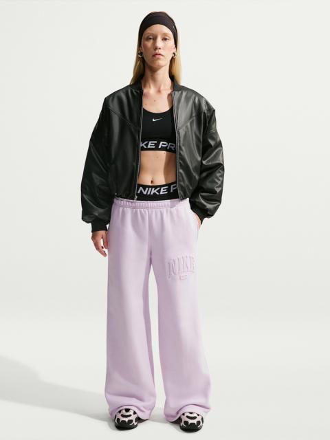 Nike Nike Studio Fleece Medium Weight Women's Mid-Rise Wide-Leg Pants