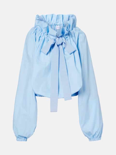 PATOU Patou Ruffled Ribbon Top