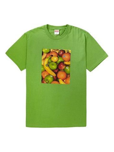 Supreme Supreme SS19 Fruit Tee Green Printing Short Sleeve Unisex SUP-SS19-248