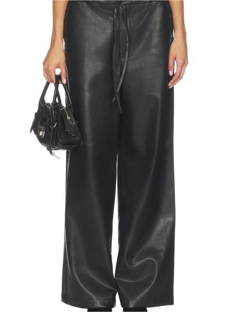 BLANKNYC Faux Leather Wide Leg Pant