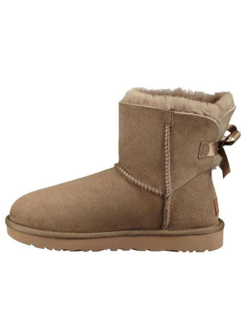 UGG (WMNS) UGG Mini Bailey Bow II Boot Snow boots Light Brown 1016501-ALP