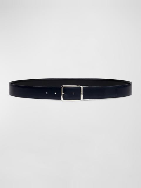 Santoni Men's Reversible Leather Belt