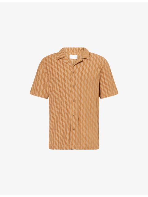 FRESCOBOL CARIOCA Roberto Embossed Terry Shirt