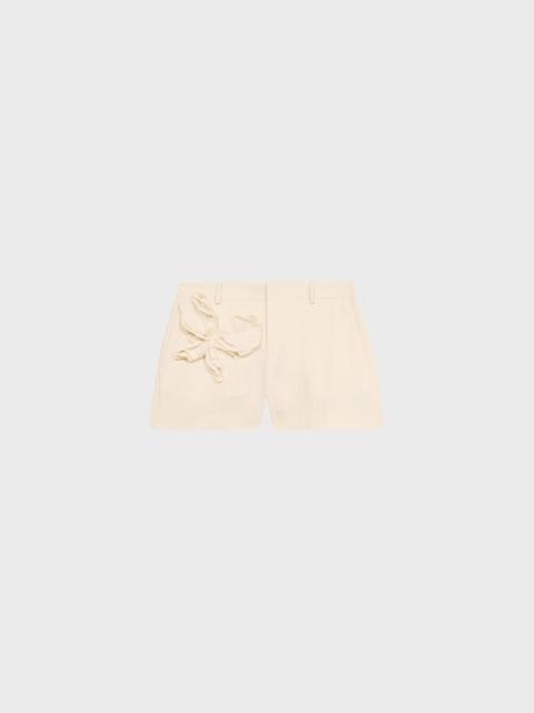 Blumarine GABARDINE SHORTS WITH BUTTERFLY