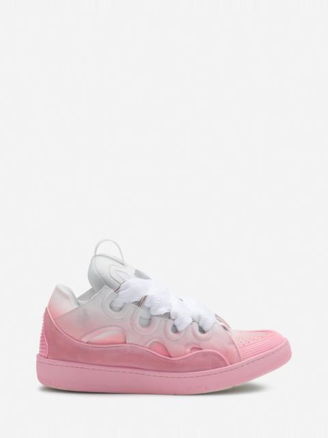 Lanvin LEATHER CURB SNEAKERS