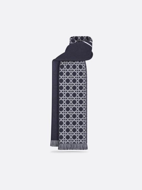 Dior Striped Cannage Scarf | REVERSIBLE