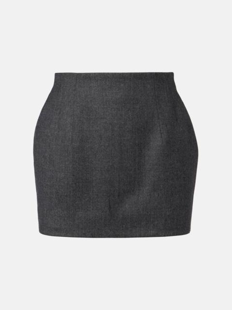 WARDROBE.NYC Wool miniskirt