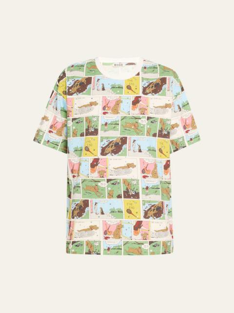 BODE Comic Strip Printed Tee