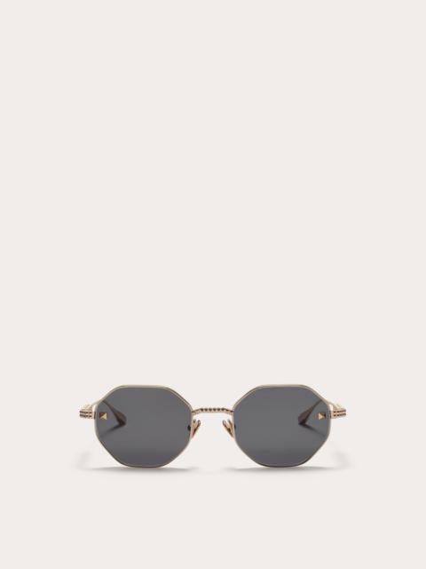 Valentino EXHAGONAL TITANIUM FRAME V-STUD