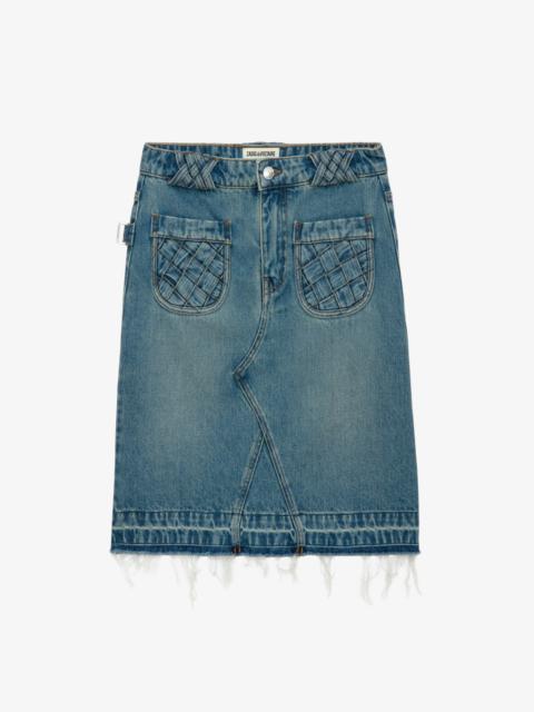 Zadig & Voltaire Jingle Denim Skirt