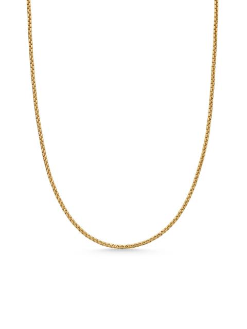 DAVID YURMAN Men's Box Chain Necklace in 18K Yellow Gold - Gold