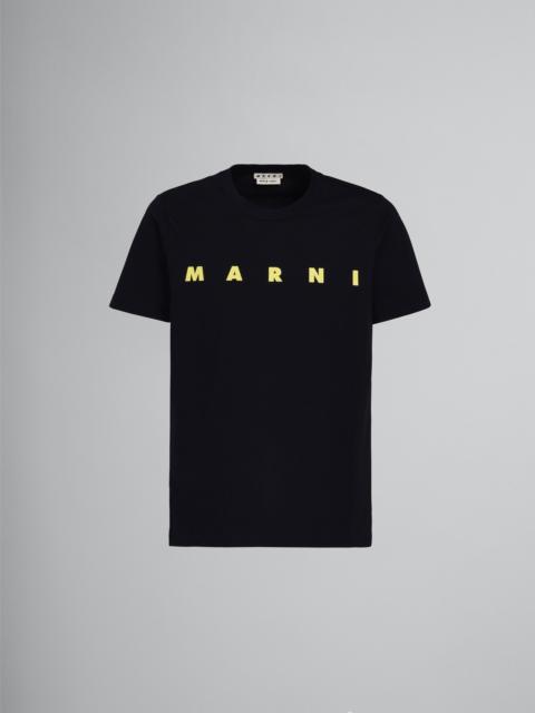 Marni BLACK LOGO PRINT T-SHIRT