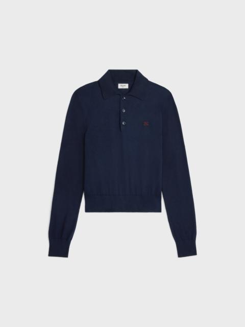 CELINE polo sweater IN fine cotton