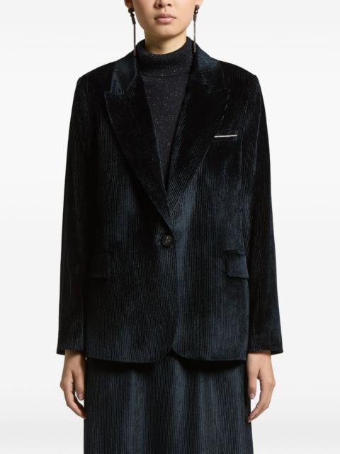 PESERICO corduroy single-breasted jacket