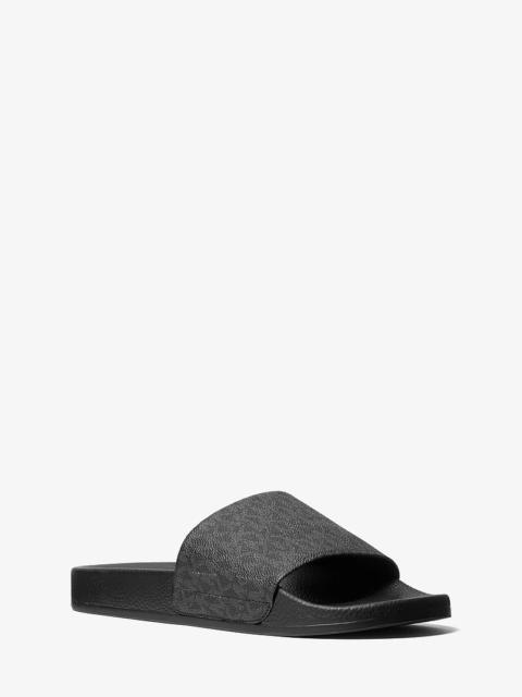 MICHAEL KORS Jake Logo Slide Sandal