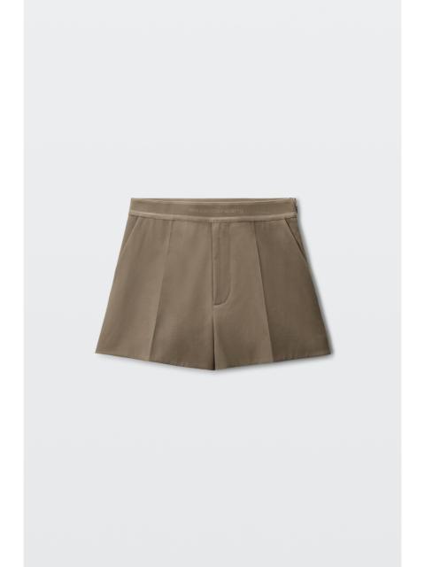 Alexander Wang logo elastic high-rise mini short