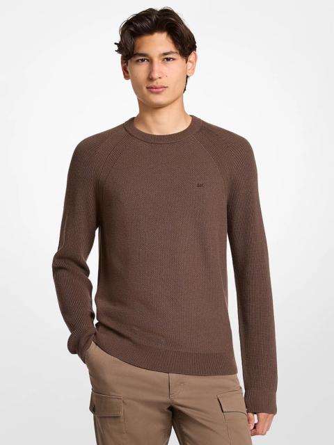 MICHAEL KORS Wool Blend Crewneck Sweater