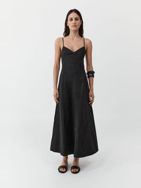 ST. AGNI Structured Cotton Dress - Black